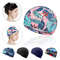 HydroFlex Adult Polyester Swim Cap HighStretch Fabric Bathing Hat For Pool Travel Leisure 2