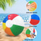 SplashFest Inflatable Beach Ball Set 4Pack Colorful Pool Party Water Games 1