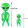 CosmicFun Inflatable Alien Duo 2Pack PVC Toys For Halloween Thanksgiving Christmas Decor 6
