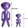 CosmicFun Inflatable Alien Duo 2Pack PVC Toys For Halloween Thanksgiving Christmas Decor 8