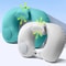 PressEase Inflatable Travel Neck Pillow Compact PresstoInflate Cushion With Detachable Cover For T 1