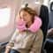 PressEase Inflatable Travel Neck Pillow Compact PresstoInflate Cushion With Detachable Cover For T 3