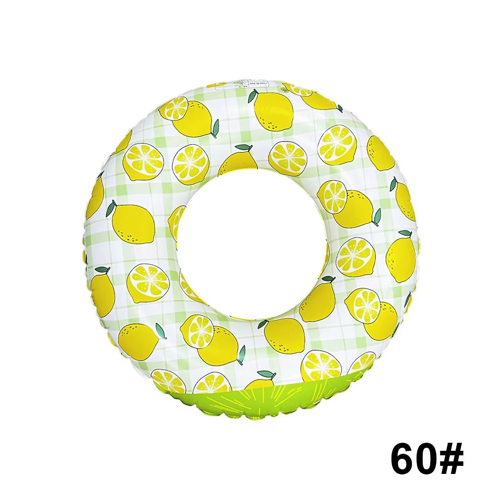 LemonSplash Inflatable Underarm Hoop Lemon Print Inflatable Pool Beach Floating Ring 6