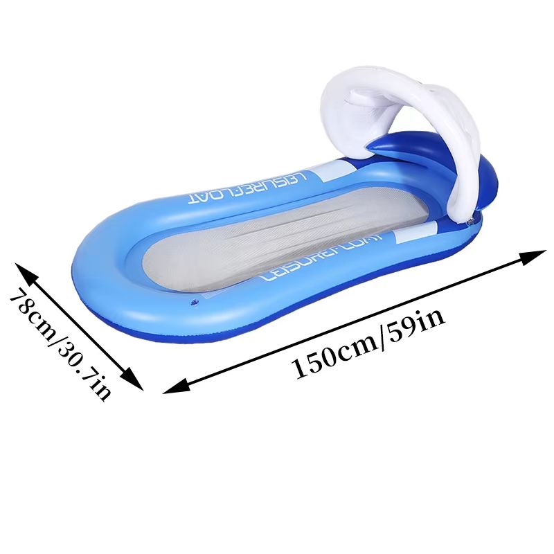 AquaLounger Inflatable Adult Pool Hammock Premium Float For Pool Beach Outdoor Lounging 4