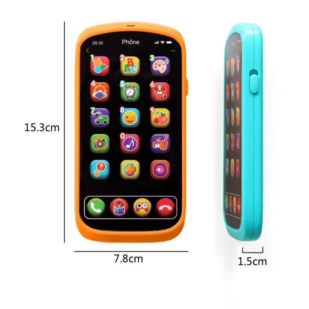 SmartKid Touch Screen Learning Phone Toy EnglishLearning Mobile Play Device For Kids 2