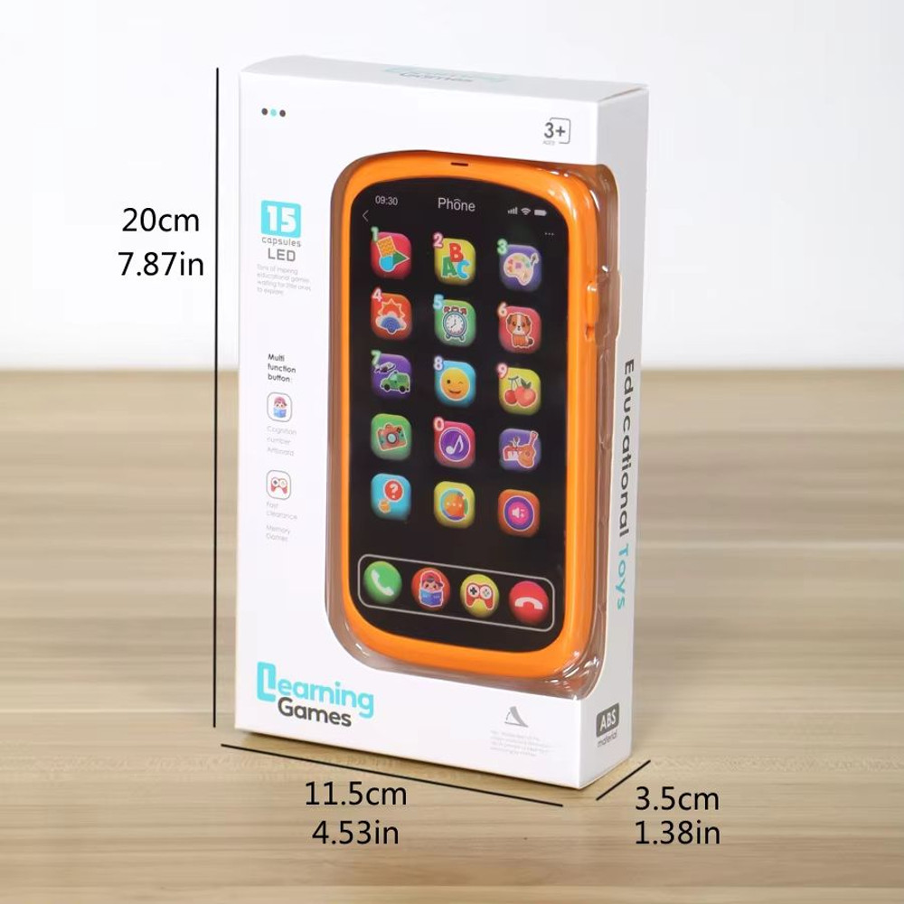 SmartKid Touch Screen Learning Phone Toy EnglishLearning Mobile Play Device For Kids 3