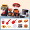 MiniDiner RolePlay Fast Food Kitchen Set Cashier Burger Fries Station For Kids 10