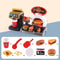 MiniDiner RolePlay Fast Food Kitchen Set Cashier Burger Fries Station For Kids 12