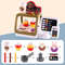 MiniDiner RolePlay Fast Food Kitchen Set Cashier Burger Fries Station For Kids 13