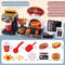 MiniDiner RolePlay Fast Food Kitchen Set Cashier Burger Fries Station For Kids 5