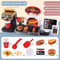 MiniDiner RolePlay Fast Food Kitchen Set Cashier Burger Fries Station For Kids 5