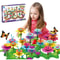 BloomBuilder DIY Flower Garden Blocks Playset Creative Floral Garden Building Toy For Kids Parent 0