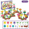 BloomBuilder DIY Flower Garden Blocks Playset Creative Floral Garden Building Toy For Kids Parent 9