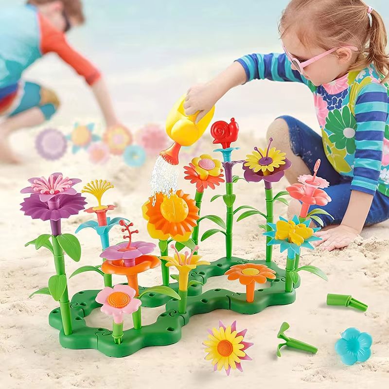BloomBuilder DIY Flower Garden Blocks Playset Creative Floral Garden Building Toy For Kids Parent 1