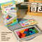 BrainBlocks 40Challenge IQ Puzzle Game Set 12Piece 2D 3D Blocks For Kids Reasoning Spatial Play 2