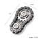 ChainDrive Mechanical Flywheel Metal Fidget Spinner For Anxiety Relief 6