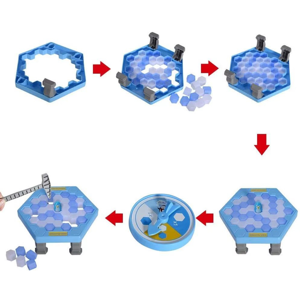 Save The Penguin Ice Breaking Family Board Game Parent Child Balance Toy 5