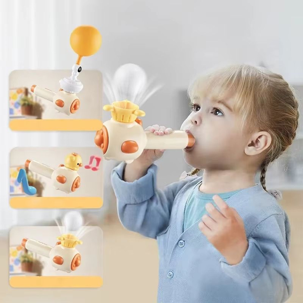 Amazing Blower Montessori Breath Training Toy For Kids 2