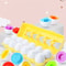 ShapeSmart Montessori Matching Egg Set For Toddlers 5