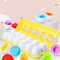 ShapeSmart Montessori Matching Egg Set For Toddlers 6