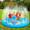 SplashZone Inflatable Sprinkler Play Mat For Kids Outdoor Water Fun 0