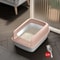Small Cat Litter Tray Bedpan Anti Splash Kitten Toilet Box 11