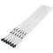 6 Piece Extra Long BBQ Skewers With Wooden Handles Stainless Steel Shish Kebab Grill Sticks 3