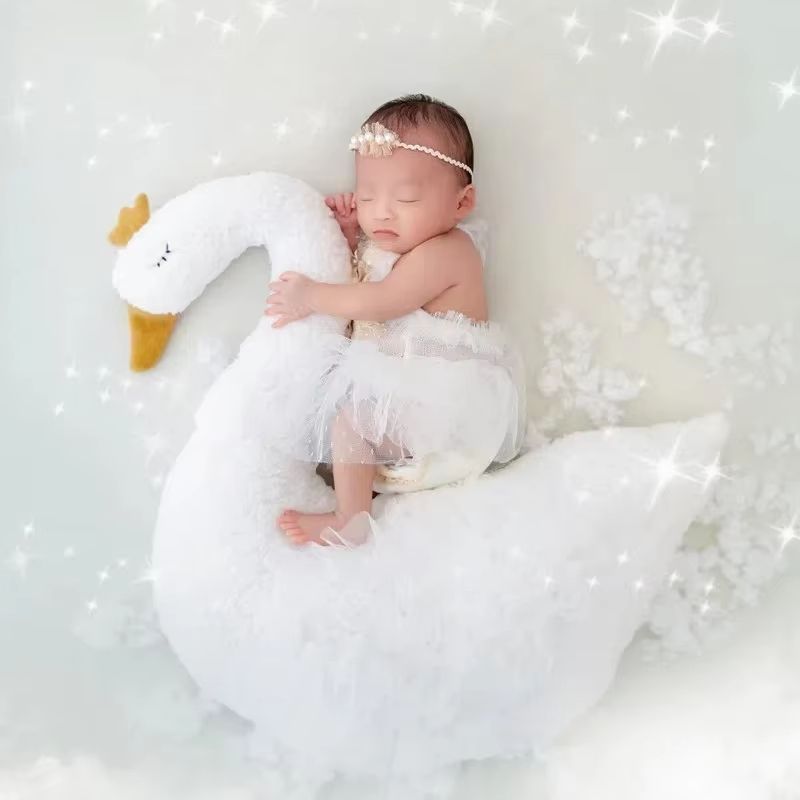 Plush Bunny Newborn Photography Prop Set With Posing Pillow And Mat 4