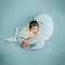 Plush Bunny Newborn Photography Prop Set With Posing Pillow And Mat 5