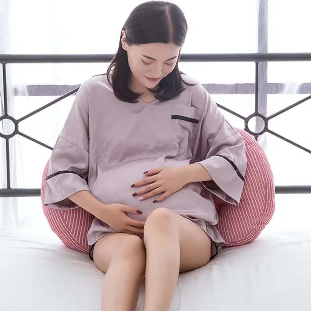 Multi Function U Shape Pregnancy Support Pillow For Side Sleeping Comfort 4
