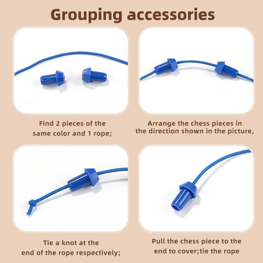 2025 Kids Rope Knot Decoding Logic Training Puzzle Toy 4