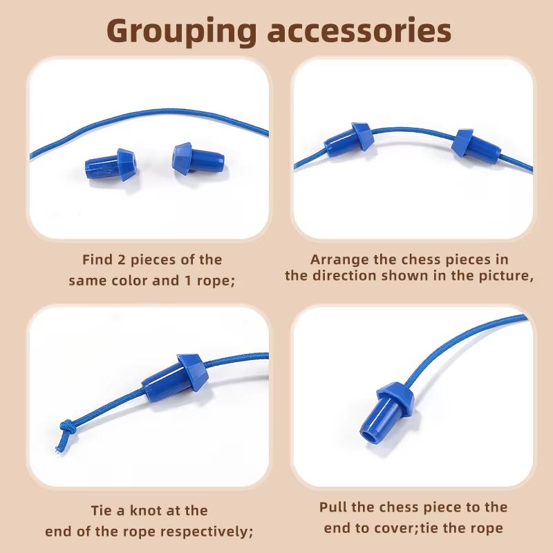 2025 Kids Rope Knot Decoding Logic Training Puzzle Toy 4