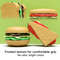 9 Piece Kids Pretend Hamburger Play Food Set For Kitchen Play 3