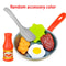 8Piece Kids Pretend Play Kitchen Food Cookware Set With Pot Veggie Meat Bread Omelette And Hot Dog 6