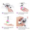 LED Gesture Control Flying Crystal Ball Toy With Colorful Lights 4