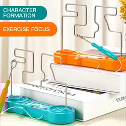 kids electric touch maze focus training game