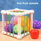 7 Piece Baby Learning Cubes Shape Matching Stacking Educational Toy Set 0