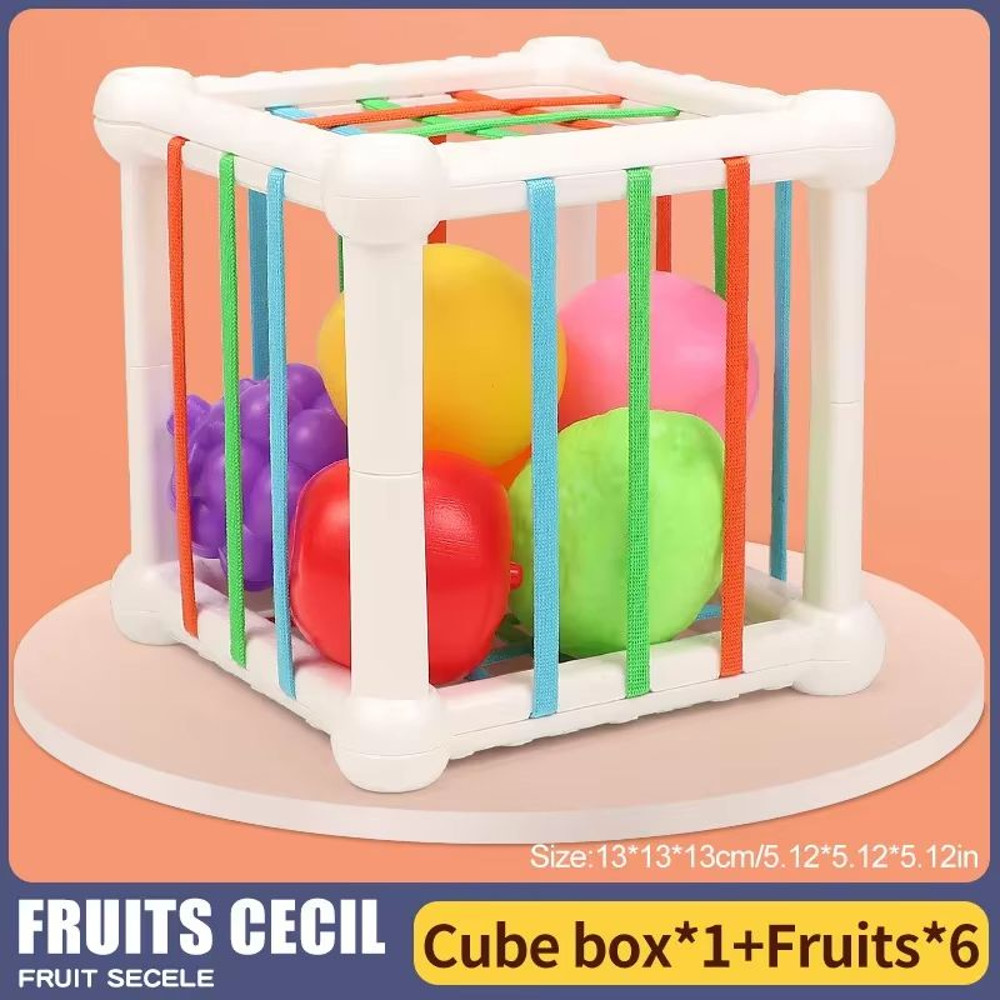 7 Piece Baby Learning Cubes Shape Matching Stacking Educational Toy Set 6