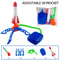 Kids Air Rocket Foot Pump Launcher Outdoor Stomp Rocket Play Set 7