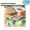 Folding Beach Sand Water Play Set With Bucket Outdoor Summer Toy For Kids 9