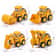 PressAndGo Construction Vehicle Toy Excavator And Bulldozer Sliding Car For Kids 1