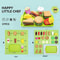 Mini Hamburger Cookie Play Food Set For Kids Kitchen Play 2