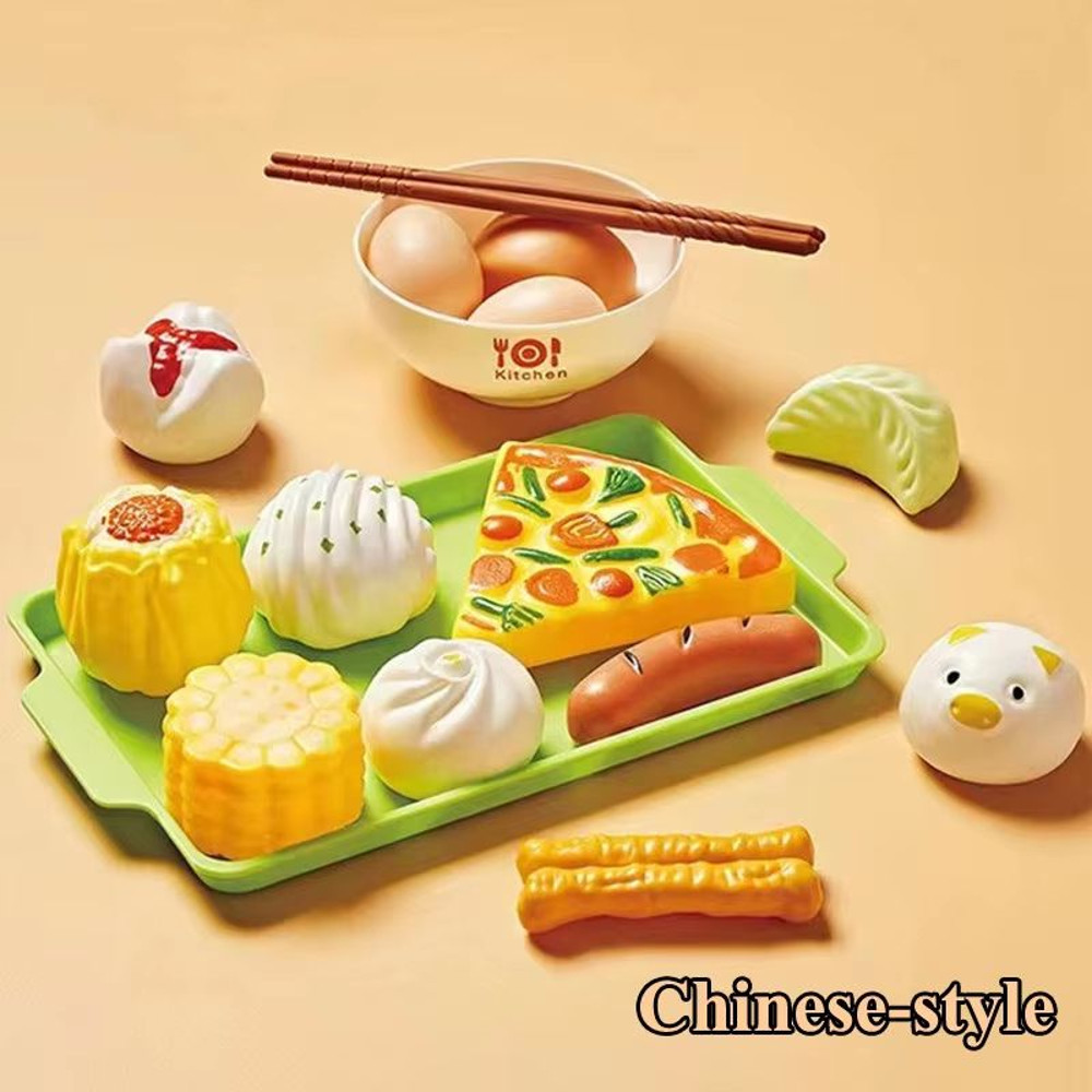 Mini Hamburger Cookie Play Food Set For Kids Kitchen Play 8