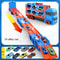 Large Car Transporter Truck With Folding Race Track And Alloy Cars For Kids 8