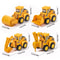 Compact Sliding Excavator And Bulldozer Kids Construction Vehicle Toy 1