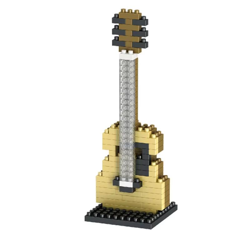 Mini Musical Instrument Building Bricks Set Piano And Guitar Series 10