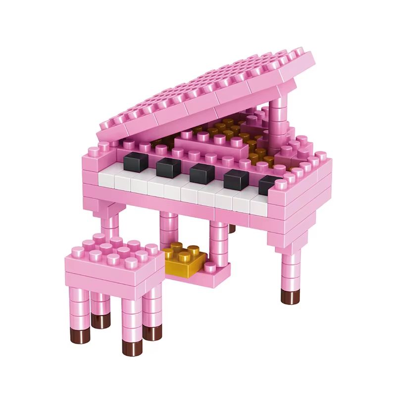 Mini Musical Instrument Building Bricks Set Piano And Guitar Series 14