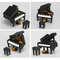 Mini Musical Instrument Building Bricks Set Piano And Guitar Series 4