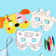 Kids 8Piece Cartoon Animal DIY Mask Craft Kit 0