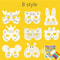 Kids 8Piece Cartoon Animal DIY Mask Craft Kit 7